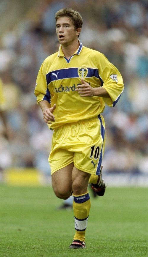 Harry in his Leeds away kit